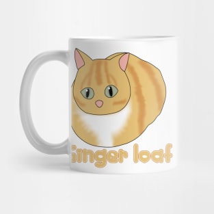 Ginger loaf (fluffy ginger cat) Mug